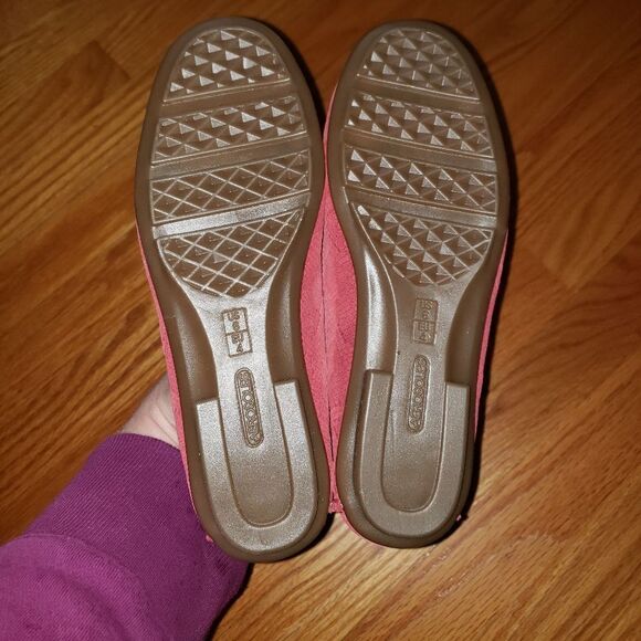 Aerosoles coral leather Slip-On Flats - Picture 6 of 7